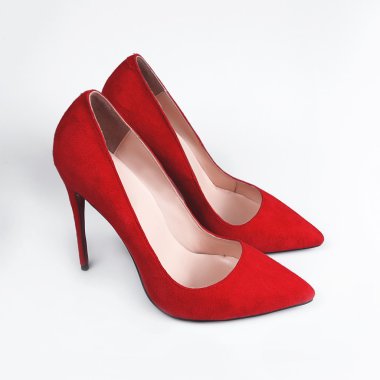 Kırmızı Bayan Ayakkabı 