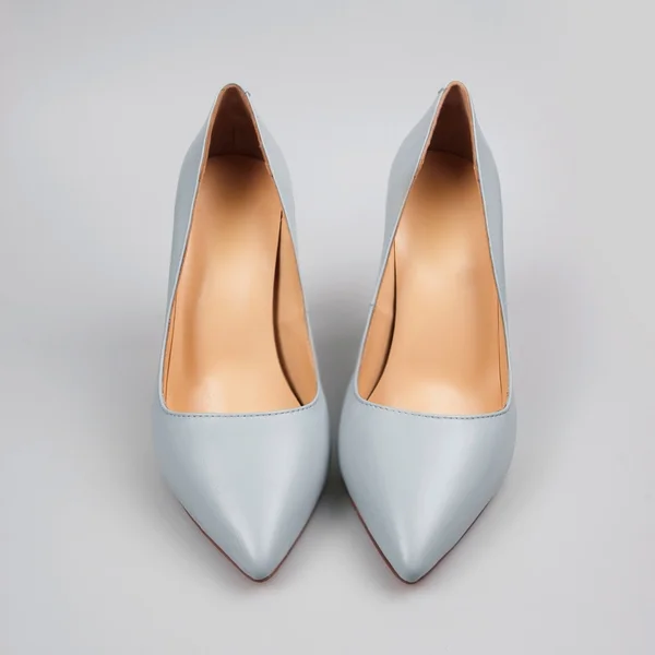 Chaussures bleues isolées sur fond blanc — Photo