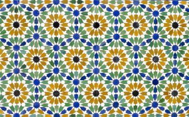 Dikişsiz Mozaik çini deseni