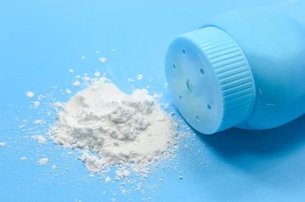 Baby talcum powder container — Stock Photo, Image