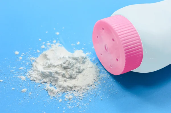 Baby talcum powder container — Stock Photo, Image