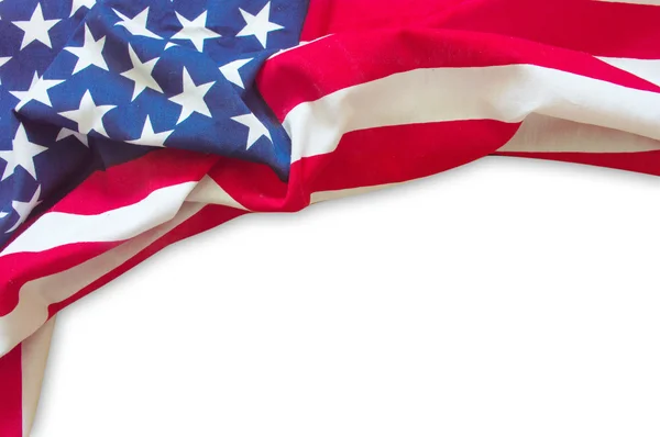 Amerikan bayrağı sınır izole 