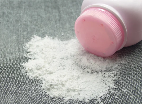 Baby talcum powder container — Stock Photo, Image