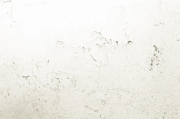 Weiße Wand mit Rissen — Stockfoto