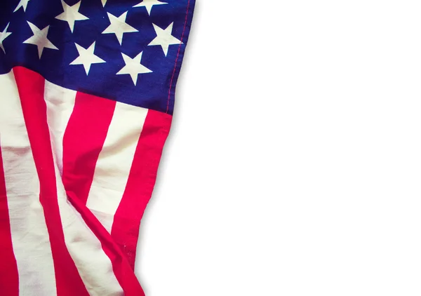 고립 된 미국 국기 테두리 — 스톡 사진