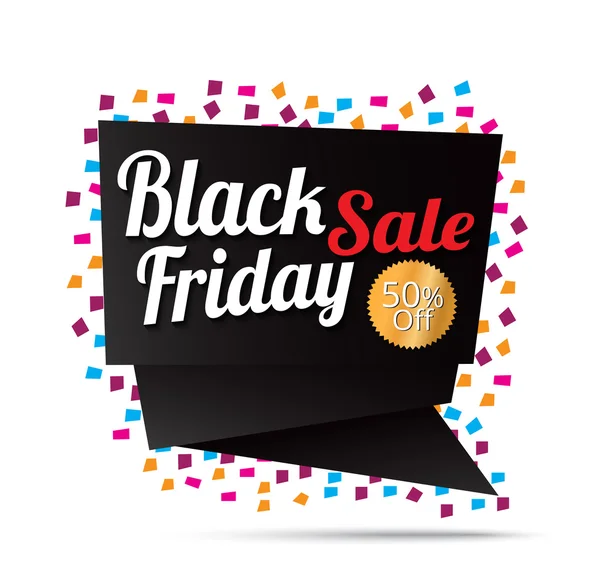 Banner di vendita blackfriday — Vettoriale Stock