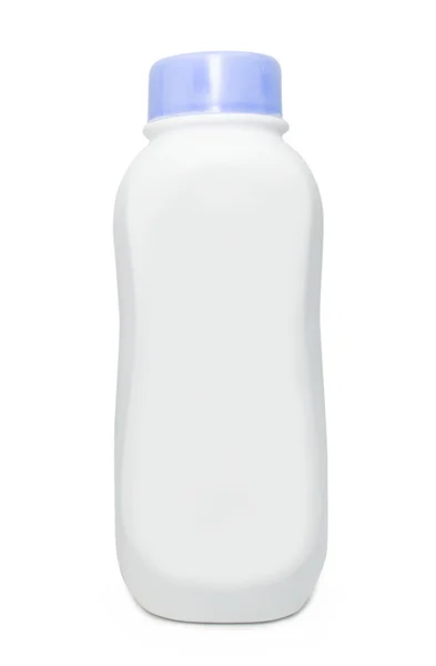 Plastic flessen van talkpoeder — Stockfoto