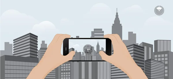 360 derece görüntü mobile.urban sahnesinde