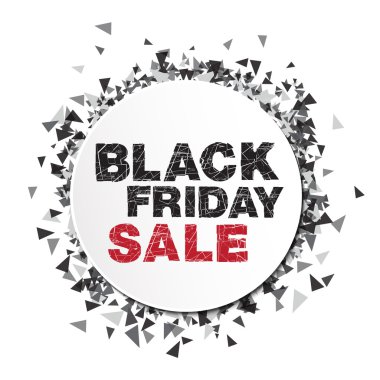 Siyah Cuma satışı. Soyut patlama siyah cam