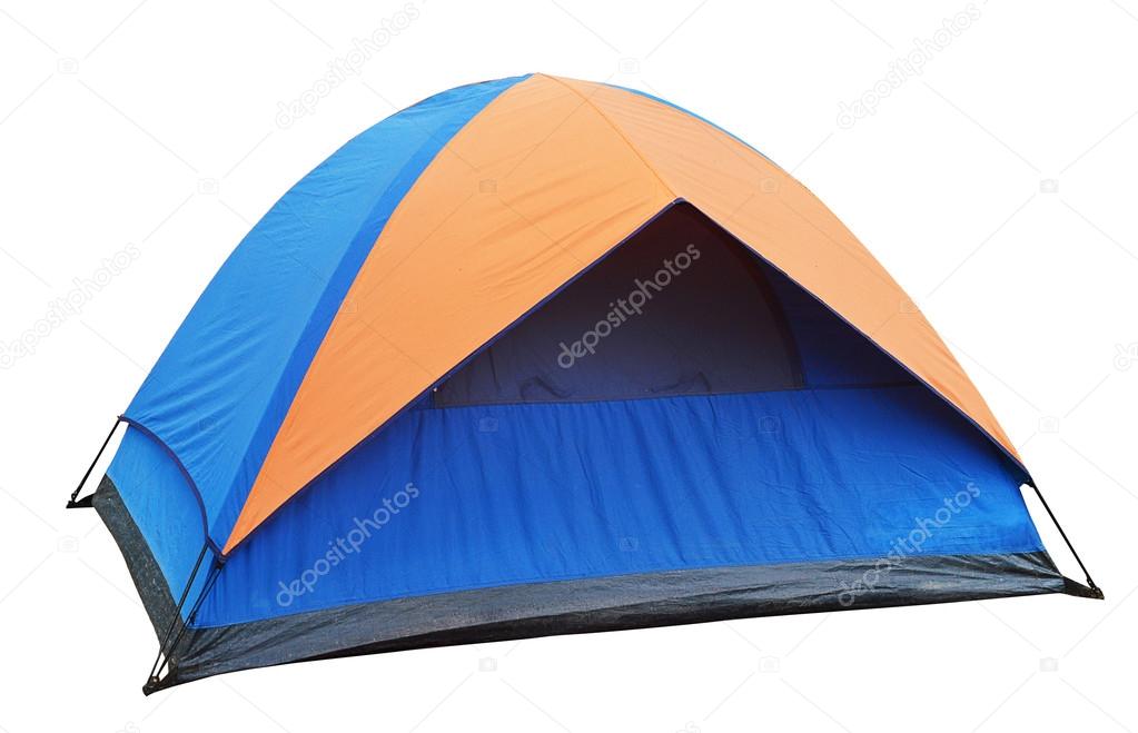 blue Tent isolated