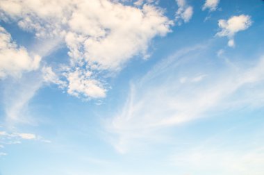 Güzel bulutlar gökyüzü arka plan