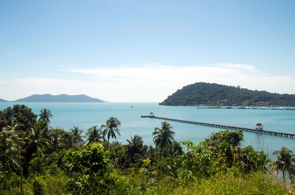 Meerblick kho chang Inseln — Stockfoto