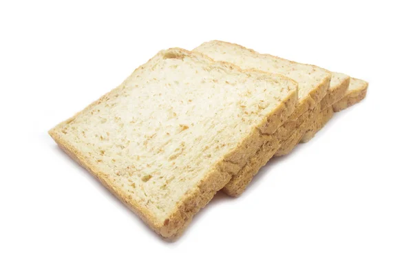 Vers brood segmenten geïsoleerd — Stockfoto