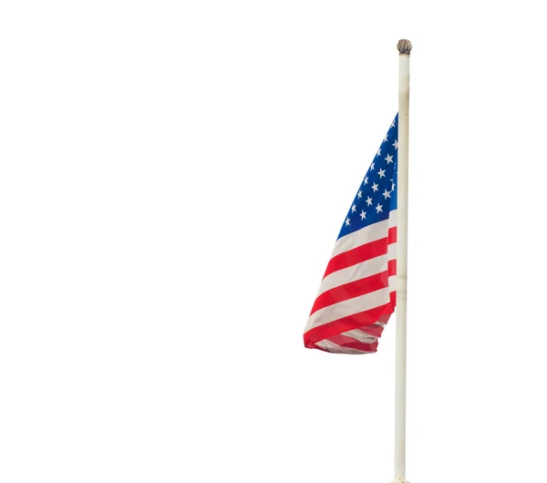 America flag isolated — Stock Photo, Image