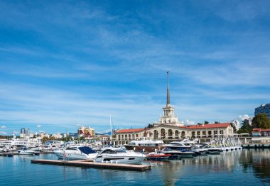 Deniz bağlantı noktası, Sochi içinde 6 Ekim 2015. 