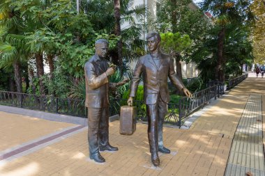 Aktörler Andrei Mironov'un ve Anatoly Papanov Soc içinde Anıtı