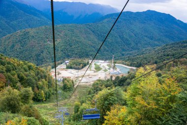 Teleferik Kayak Merkezi Rosa Khutor için. 