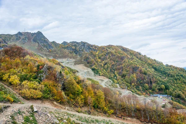 Kayak Merkezi Rosa Khutor, Krasnodar bölgesi, Rusya, 7 Ekim 201