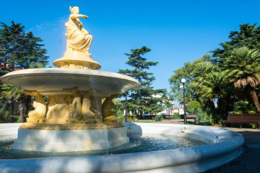 Deniz S bağlantı noktası navigasyon Tanrıça ile fıskiye