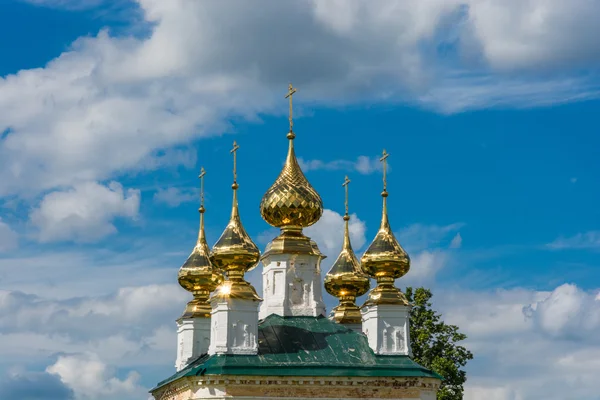 Golden domes. — Stock Photo, Image