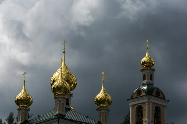 Golden domes. — Stock Photo, Image