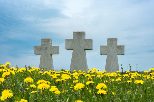 German prisoners of war cemetery in the city Lezhnevo Ivanovo re