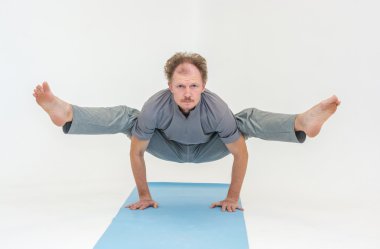 Yoga asanas. 