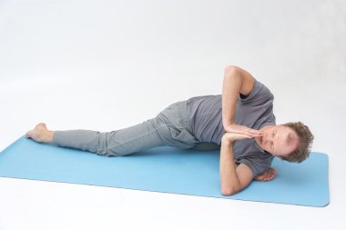 Yoga asanas.