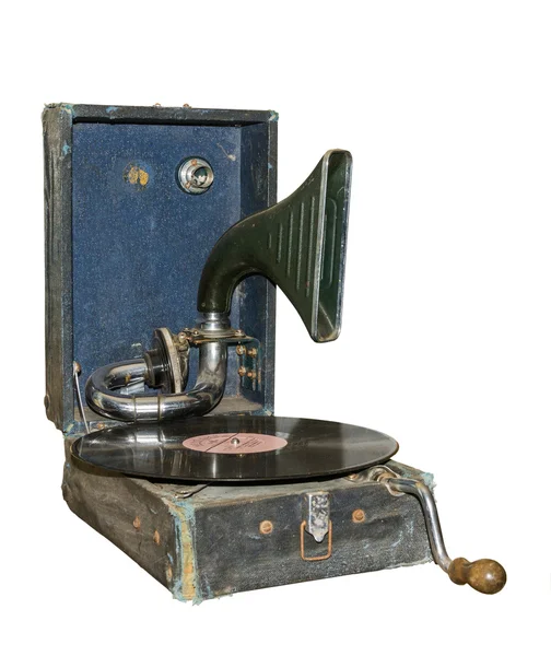 Vecchio grammofono . — Foto Stock