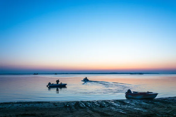 Dawn on the Volga. — Stock Photo, Image