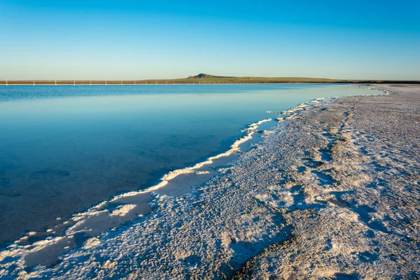 Lake Baskunchak, Astrahan bölgesi, Rusya Federasyonu. 