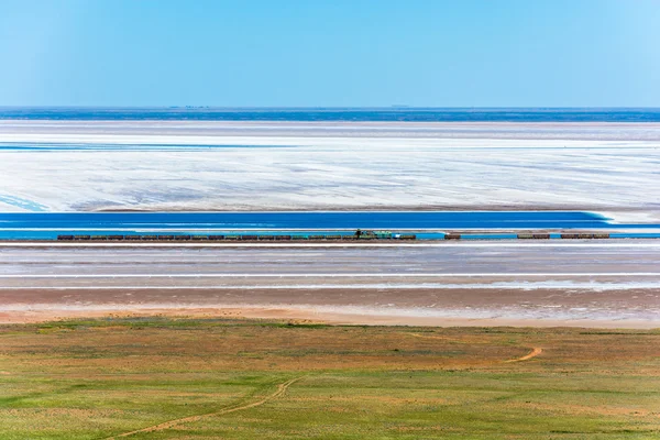 Extracción de sal en el lago Baskunchak . —  Fotos de Stock