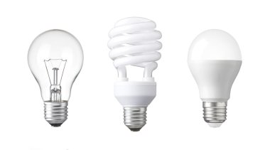 Ampul evrimi. tungsten ampul, floresan ampul ve Led