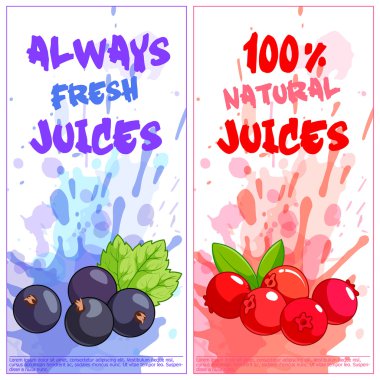 Çilek ile iki dikey yönlendirmesi el ilanları.