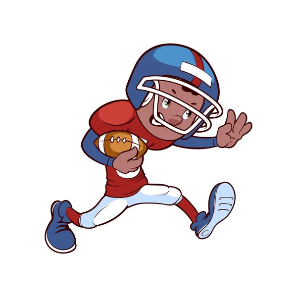 Американский футболист — стоковый вектор
