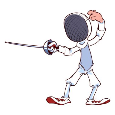 Fencer ile rapier