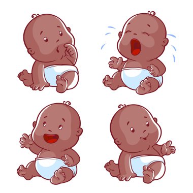 Bebek toddler, Ağlayan bebek, mutlu bebek, sm endişeli bebekle ayarla
