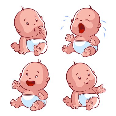 Bebek toddler, Ağlayan bebek, mutlu bebek, sm endişeli bebekle ayarla