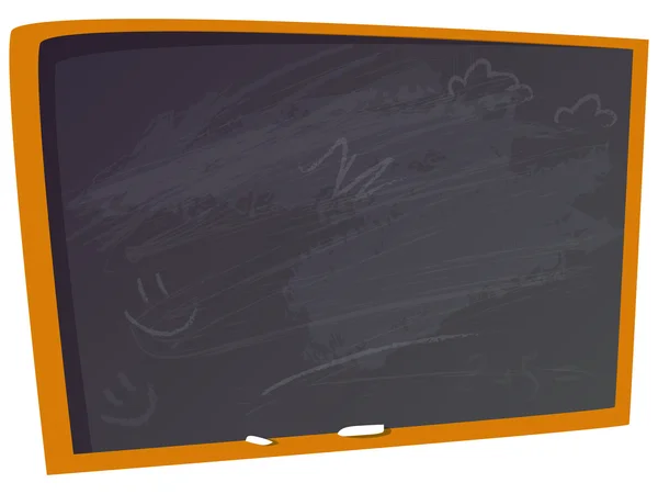 Empty blackboard for writing on it. — Stock Vector