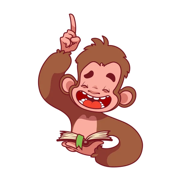 El símbolo de 2016 - el mono — Vector de stock