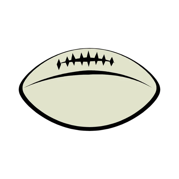 Rugby football ball isolated on a white background in EPS10 — Stock Vector