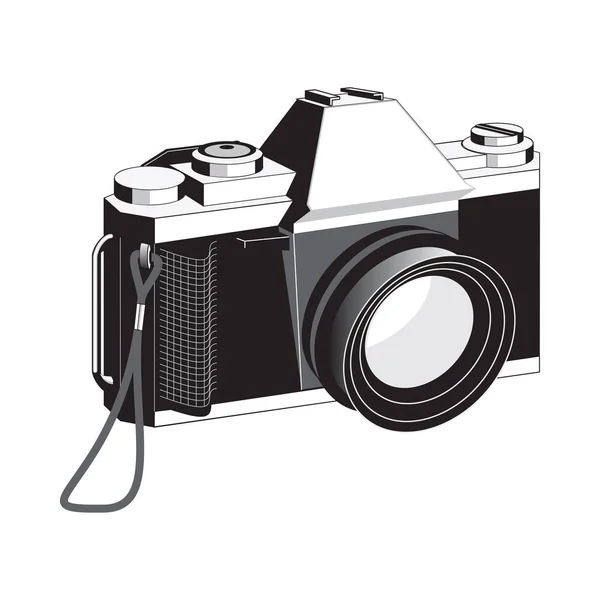 Fotografering ikon digitalkamera illustration av foto-och bildtecken och symbol i EPS10 — Stock vektor