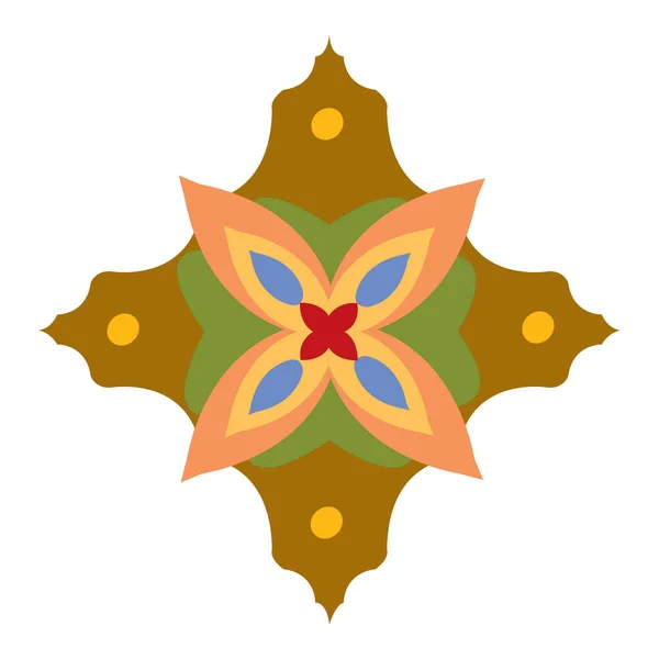 Sömlös bakgrund. Mönster med dekorativ prydnad i orientalisk stil i EPS10 — Stock vektor