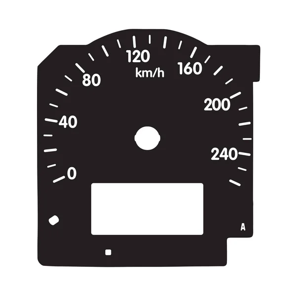 Bilens instrumentbräda modern bilkontrollpanel i EPS10 — Stock vektor