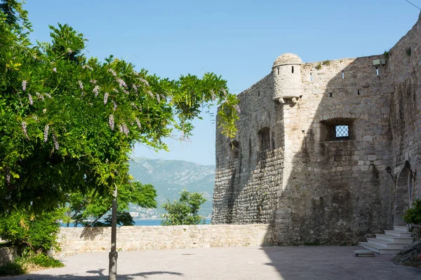 Festung Der Altstadt Von Budva Montenegro — Stockfoto