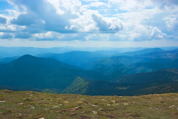 View from the top of the mountain. — Stock Photo, Image