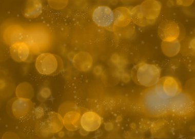 Bronz renk arkaplan, Noel ve Yeni Yıl tasarım ve selamlama için kar taneleriyle birlikte arka plan