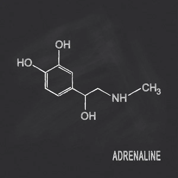 Adrenaline formula — Stock Vector