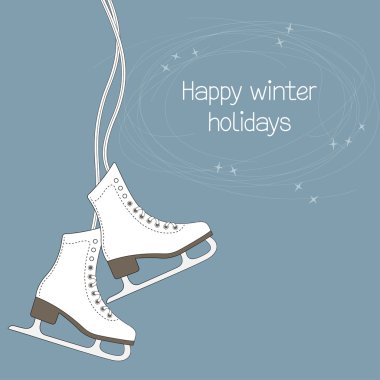 Download Ice Skates Free Vector Eps Cdr Ai Svg Vector Illustration Graphic Art