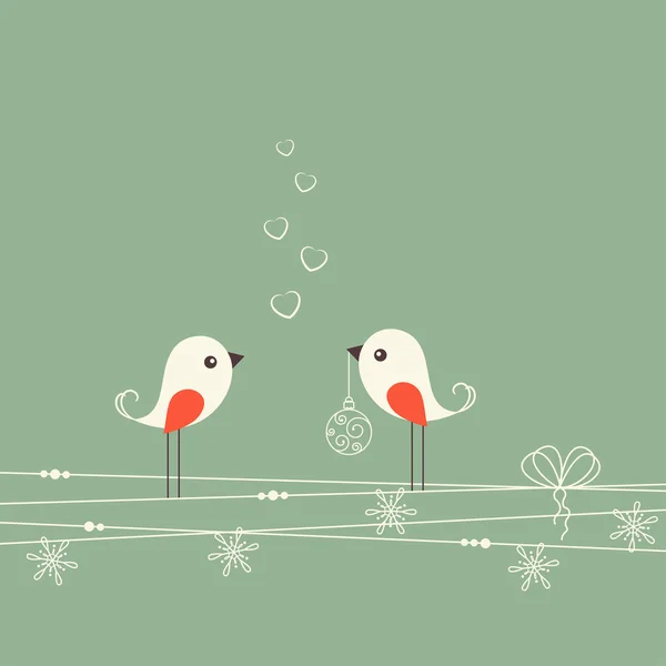 Різдво птахів — стоковий вектор